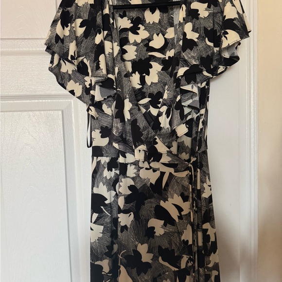 Ralph Lauren Black and White High Low Sundress - Picture 2 of 2